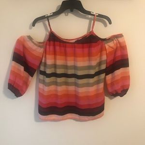 New York & company cold shoulder top
